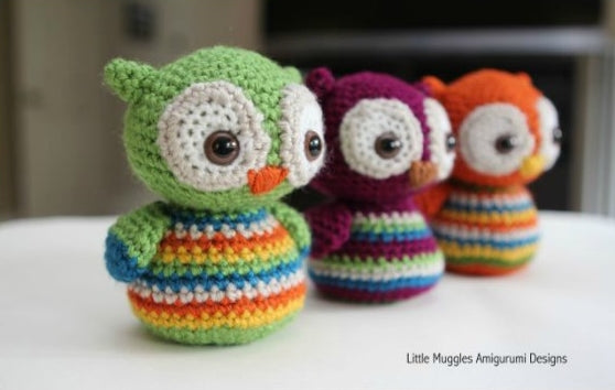 Colourful Baby Owl FREE Pattern