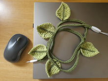 Load image into Gallery viewer, Cord Ivy Crochet Leaves Pattern FREE Pattern
